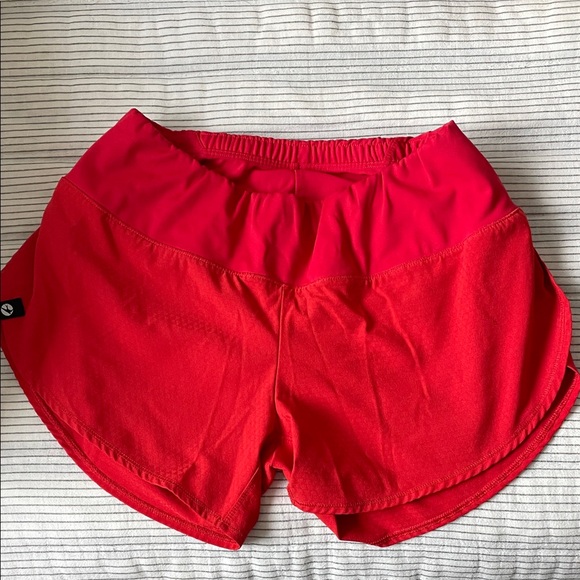oiselle Pants - Oiselle Banana Split Red Running Short